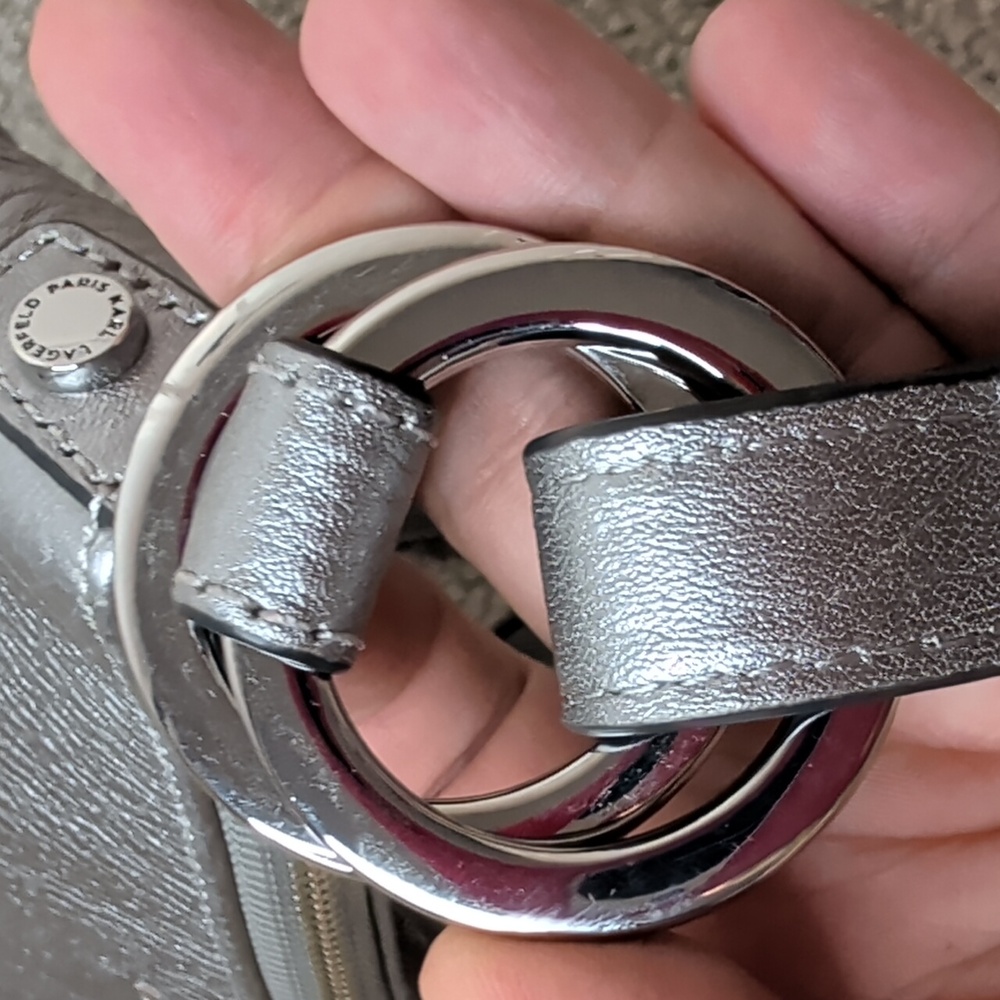 Karl Lagerfeld Silver Women's Bag - Picture 4 of 9